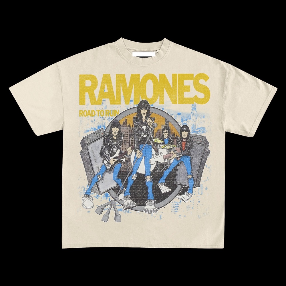 Ramones Natural Retro Tee